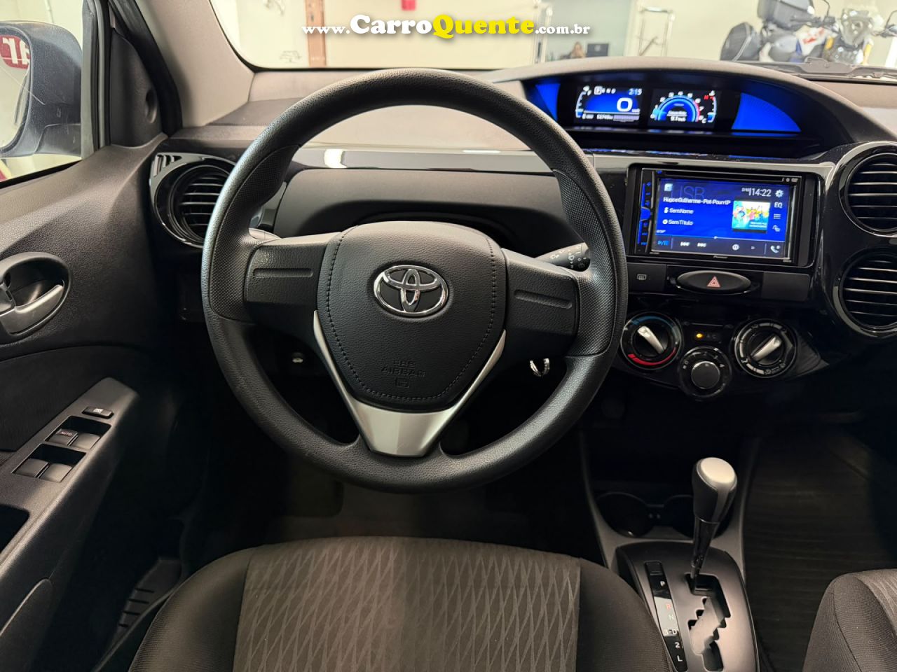 TOYOTA   ETIOS X 1.3 FLEX 16V 5P AUT.   PRATA 2019 1.3 FLEX - Loja