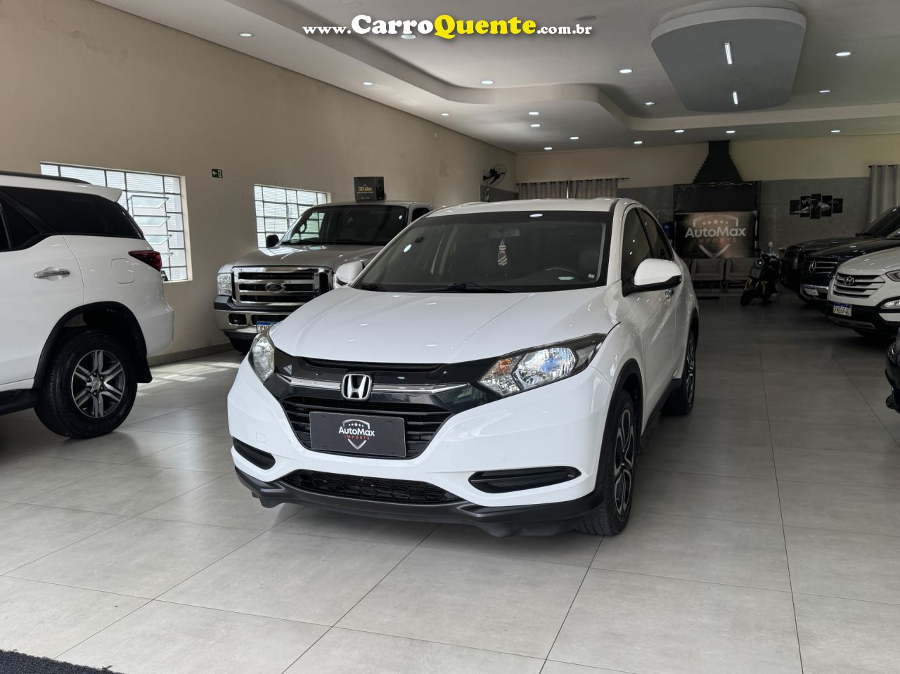HONDA   HR-V LX 1.8 FLEXONE 16V 5P AUT.   BRANCO 2015 1.8 GASOLINA - Loja