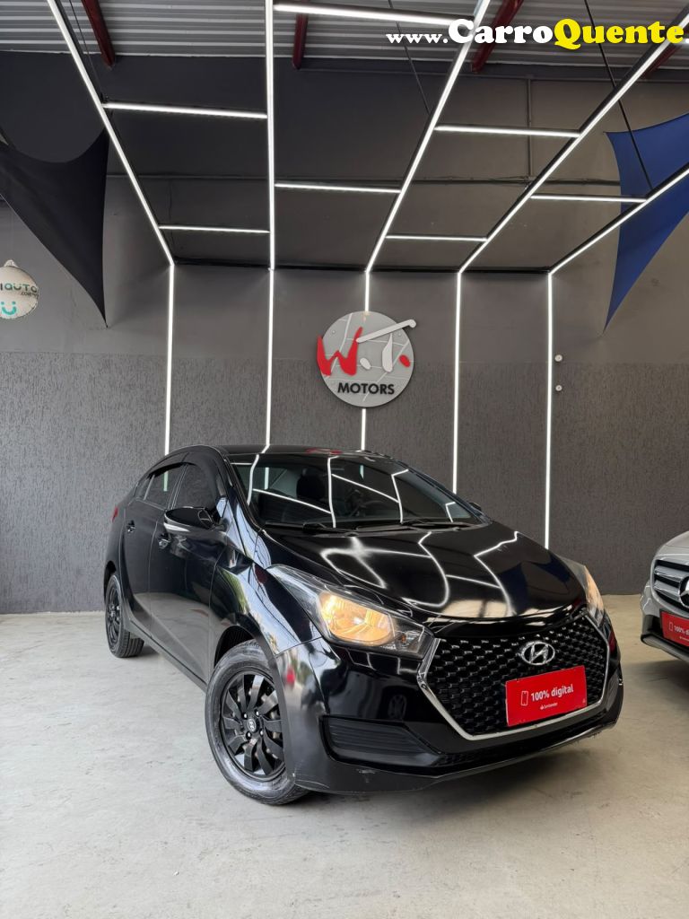 HYUNDAI   HB20S COMFORT PLUS 1.0 TB FLEX 12V MEC.   PRETO 2019 1.0 FLEX - Loja