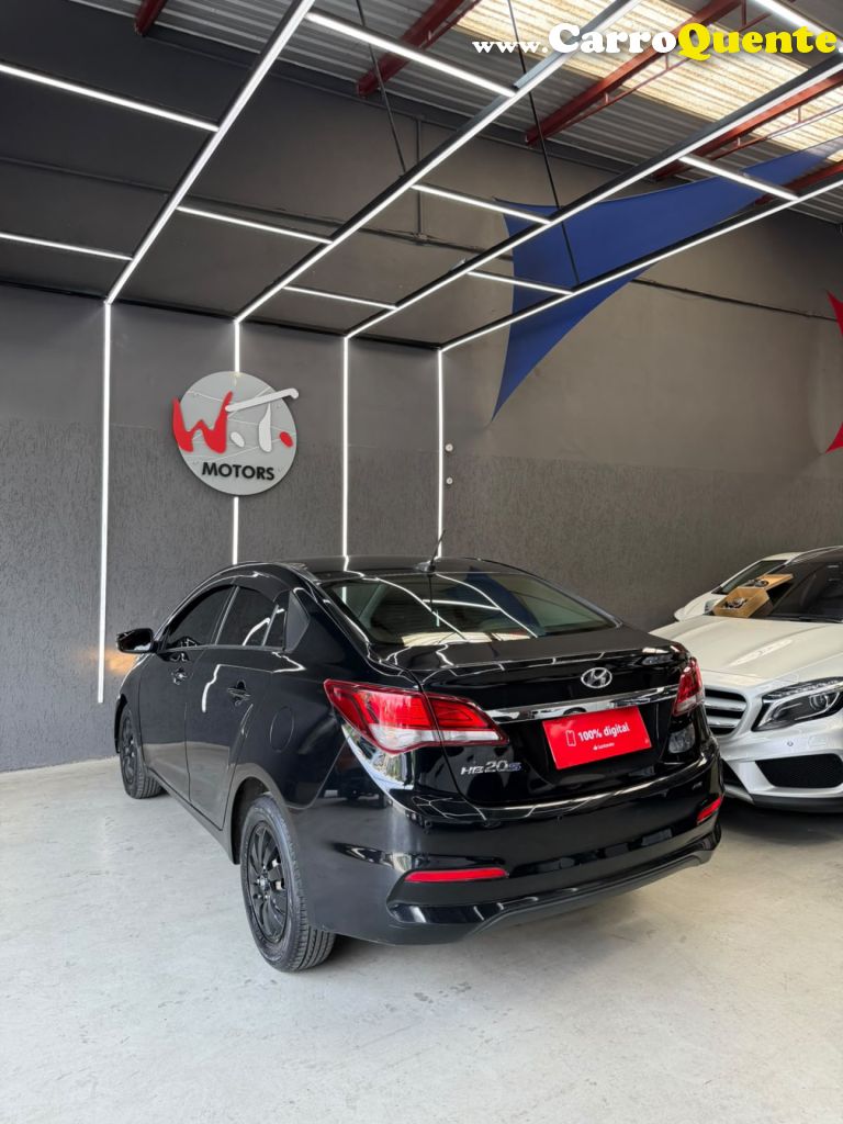 HYUNDAI   HB20S COMFORT PLUS 1.0 TB FLEX 12V MEC.   PRETO 2019 1.0 FLEX - Loja