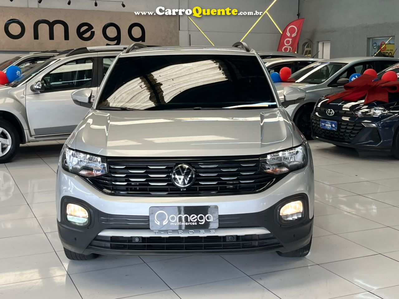 VOLKSWAGEN   T-CROSS COMFOR. 200 TSI 1.0 FLEX 5P AUT.   PRATA 2023 1.0 FLEX - Loja