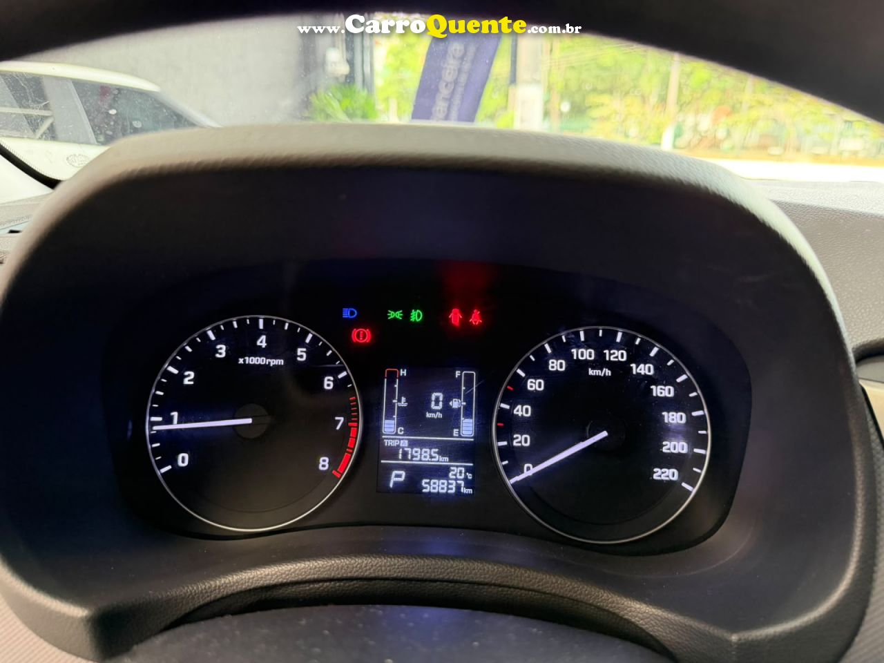 HYUNDAI   CRETA 16A PULSE   BRANCO 2019 1.6 FLEX - Loja