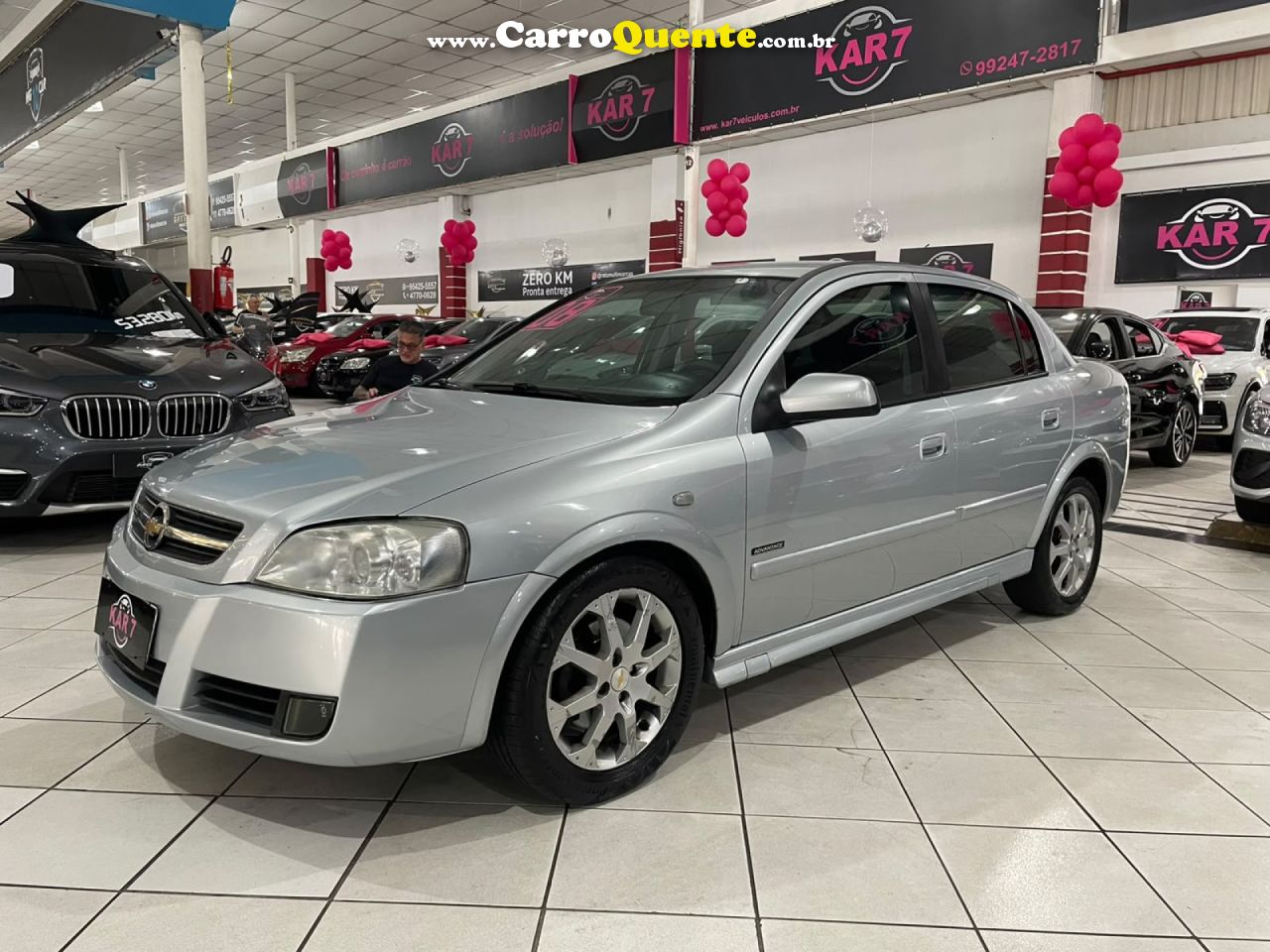 CHEVROLET   ASTRA ADVANTAGE 2.0 MPFI 8V FLEXPOWER 5P   PRATA 2008 2.0 FLEX - Loja