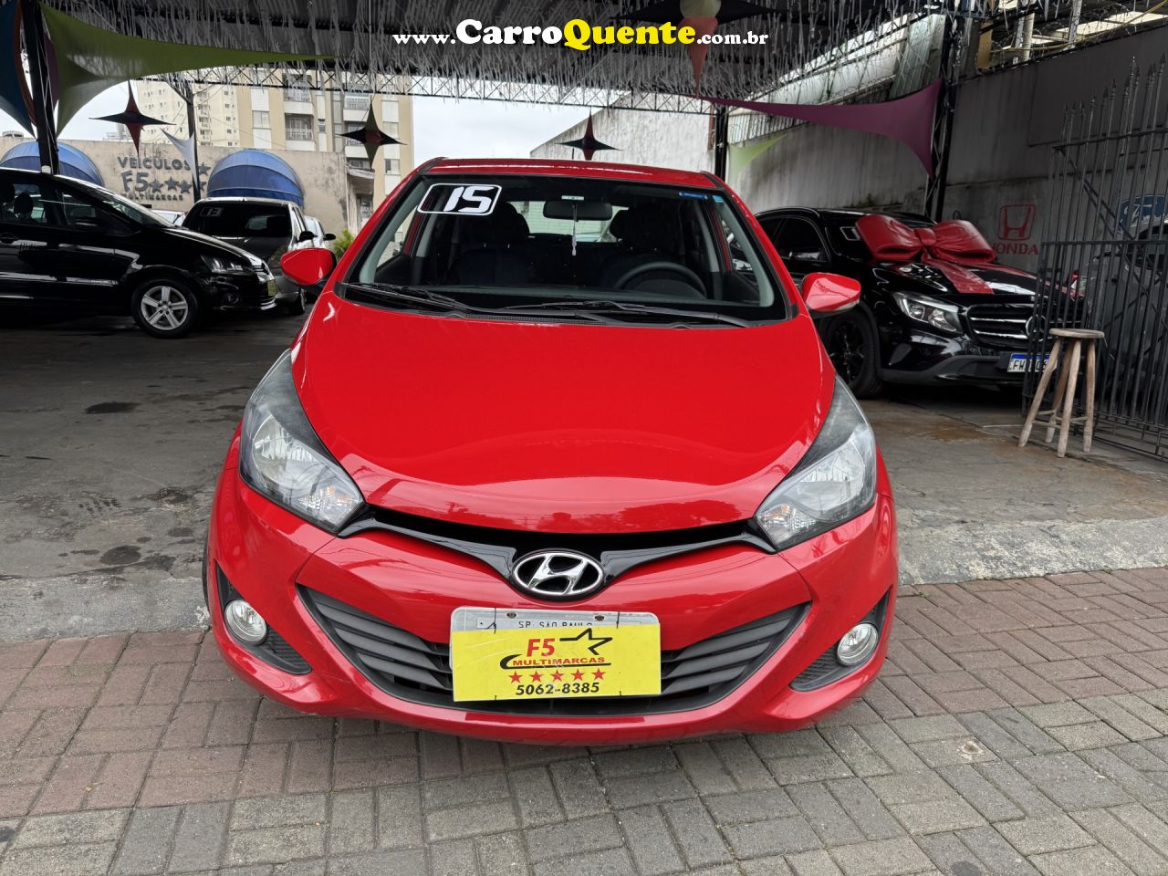 HYUNDAI   HB20 C.C.PLUSC.STYLE 1.6 FLEX 16V MEC.   VERMELHO 2015 1.6 FLEX - Loja