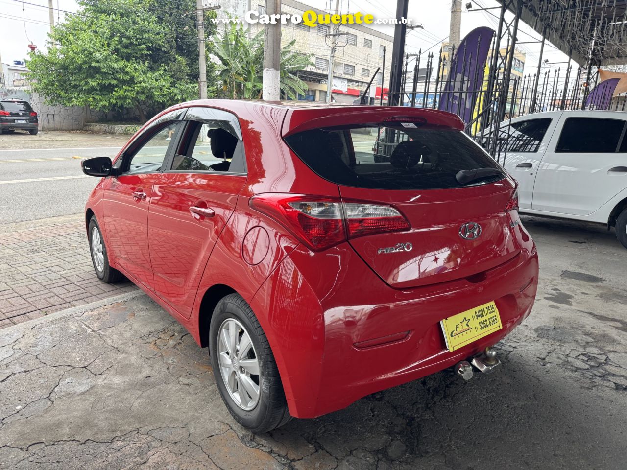 HYUNDAI   HB20 C.C.PLUSC.STYLE 1.6 FLEX 16V MEC.   VERMELHO 2015 1.6 FLEX - Loja