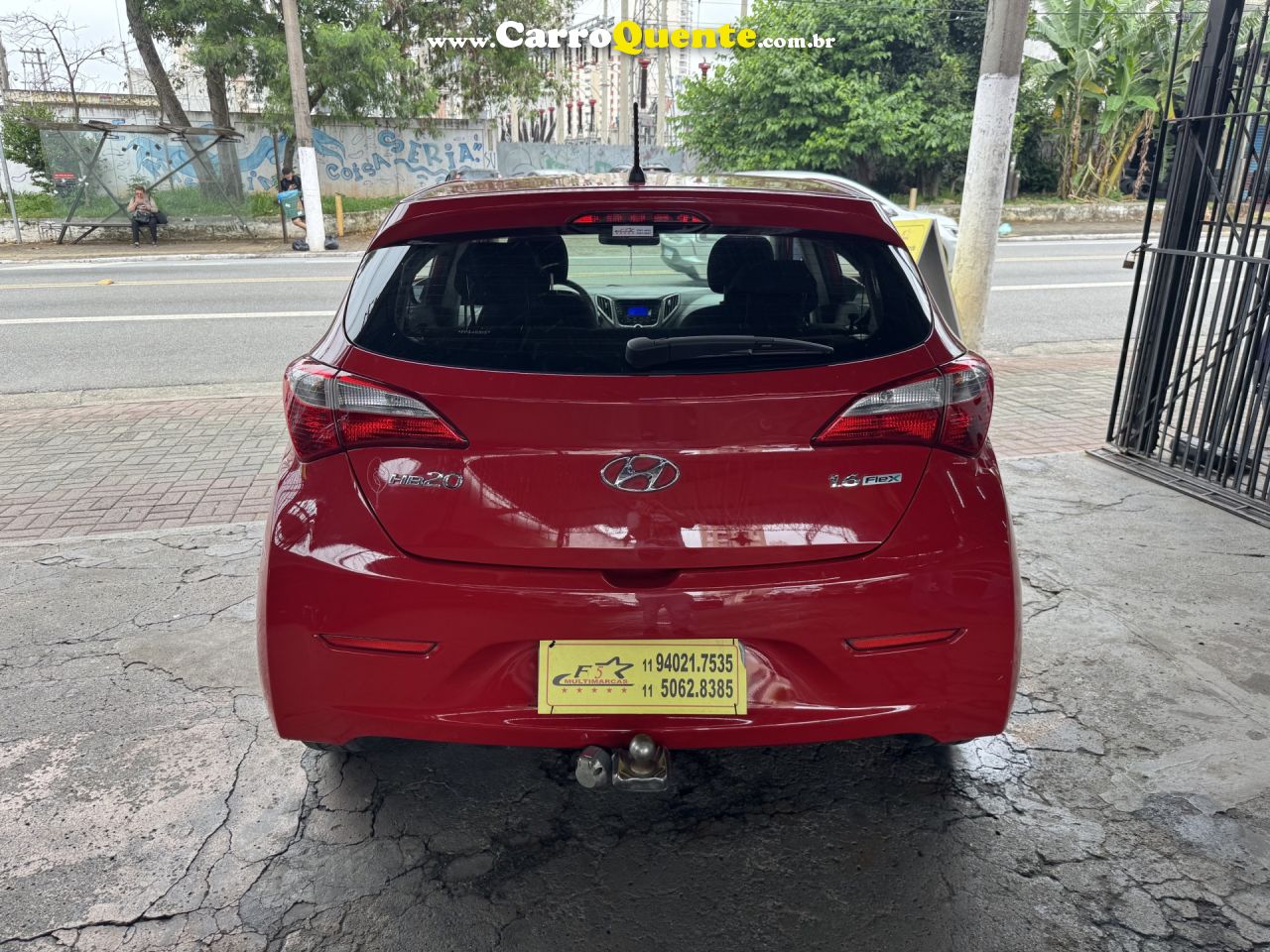 HYUNDAI   HB20 C.C.PLUSC.STYLE 1.6 FLEX 16V MEC.   VERMELHO 2015 1.6 FLEX - Loja