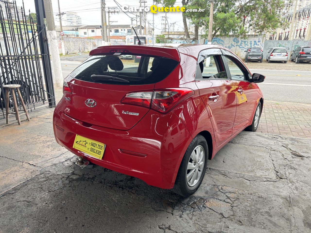 HYUNDAI   HB20 C.C.PLUSC.STYLE 1.6 FLEX 16V MEC.   VERMELHO 2015 1.6 FLEX - Loja
