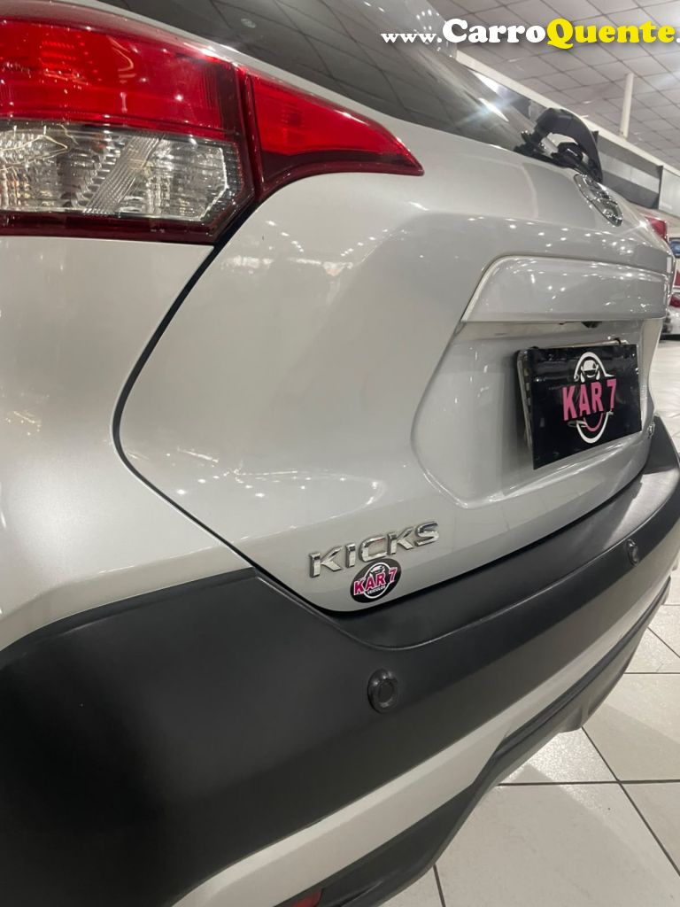 NISSAN   KICKS SV 1.6 16V FLEXSTAR 5P AUT.   PRATA 2020 1.6 GASOLINA - Loja