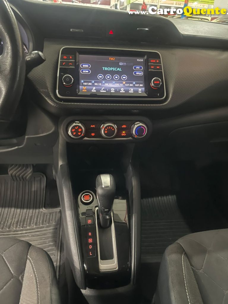 NISSAN   KICKS SV 1.6 16V FLEXSTAR 5P AUT.   PRATA 2020 1.6 GASOLINA - Loja