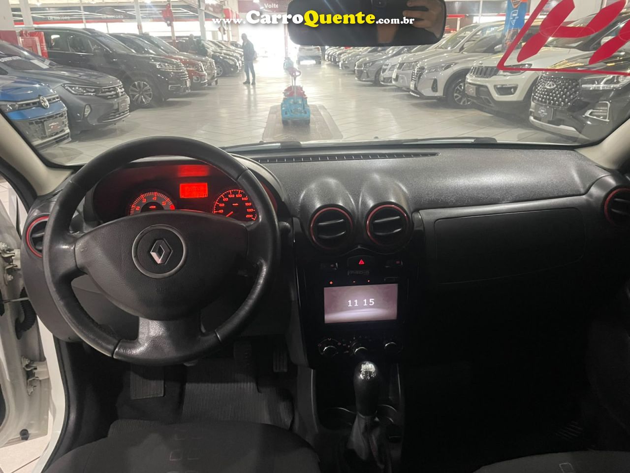 RENAULT   SANDERO GT LINE HI-FLEX 1.6 8V 5P   BRANCO 2014 1.6 GASOLINA - Loja