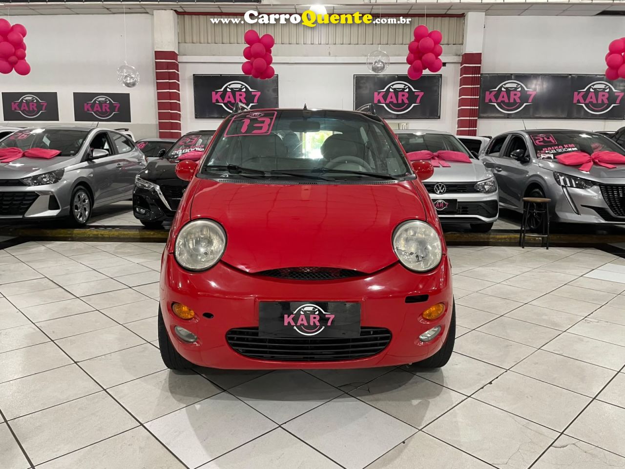 CHERY   QQ 1.11.0 12V 69CV 5P   VERMELHO 2013 1.0 GASOLINA - Loja