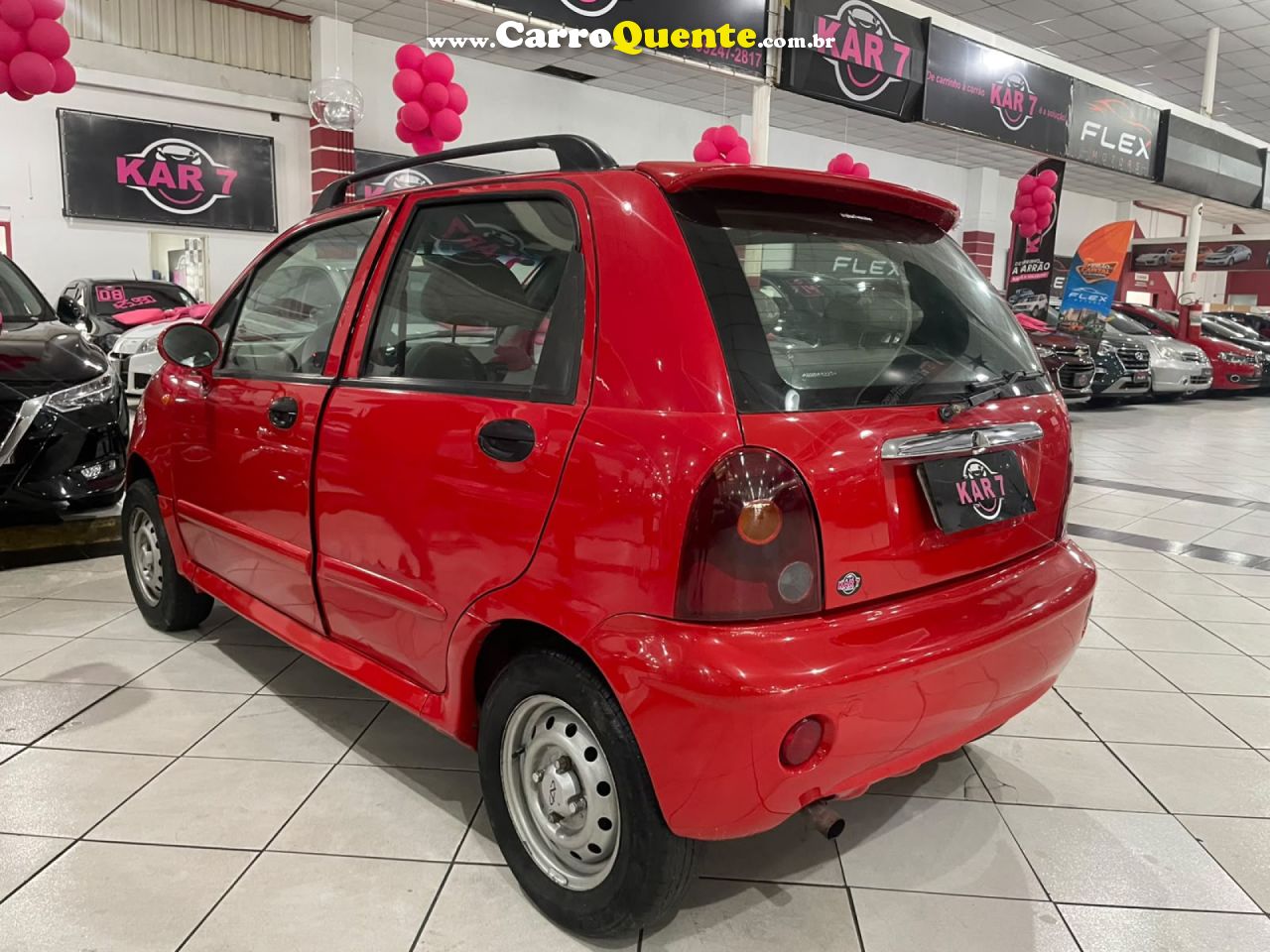 CHERY   QQ 1.11.0 12V 69CV 5P   VERMELHO 2013 1.0 GASOLINA - Loja