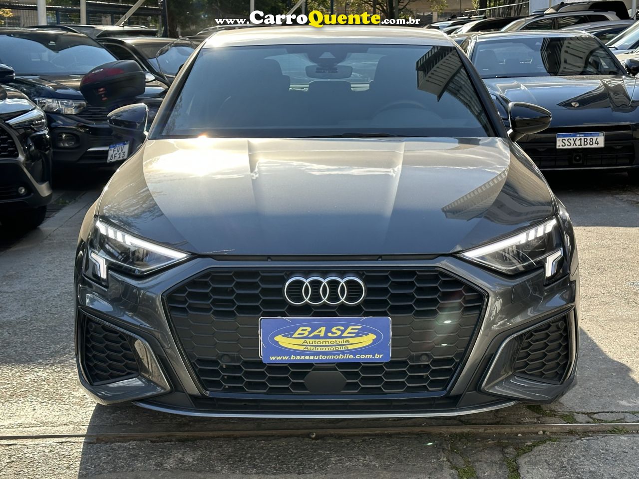 AUDI   A3 SPORTBACK S-LINE 2.0 TFSI S-TRONIC   CINZA 2022 2.0 GASOLINA - Loja