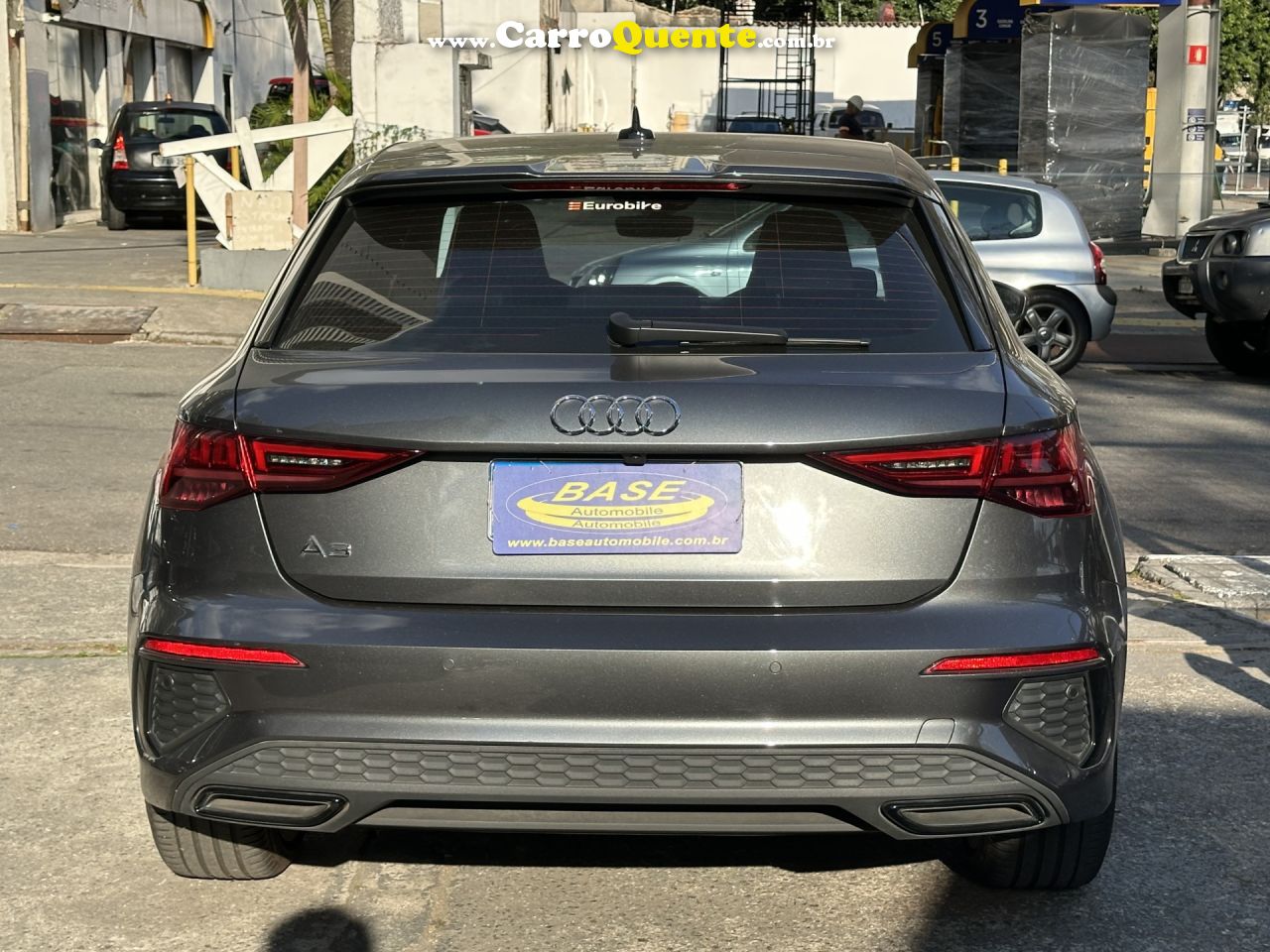 AUDI   A3 SPORTBACK S-LINE 2.0 TFSI S-TRONIC   CINZA 2022 2.0 GASOLINA - Loja