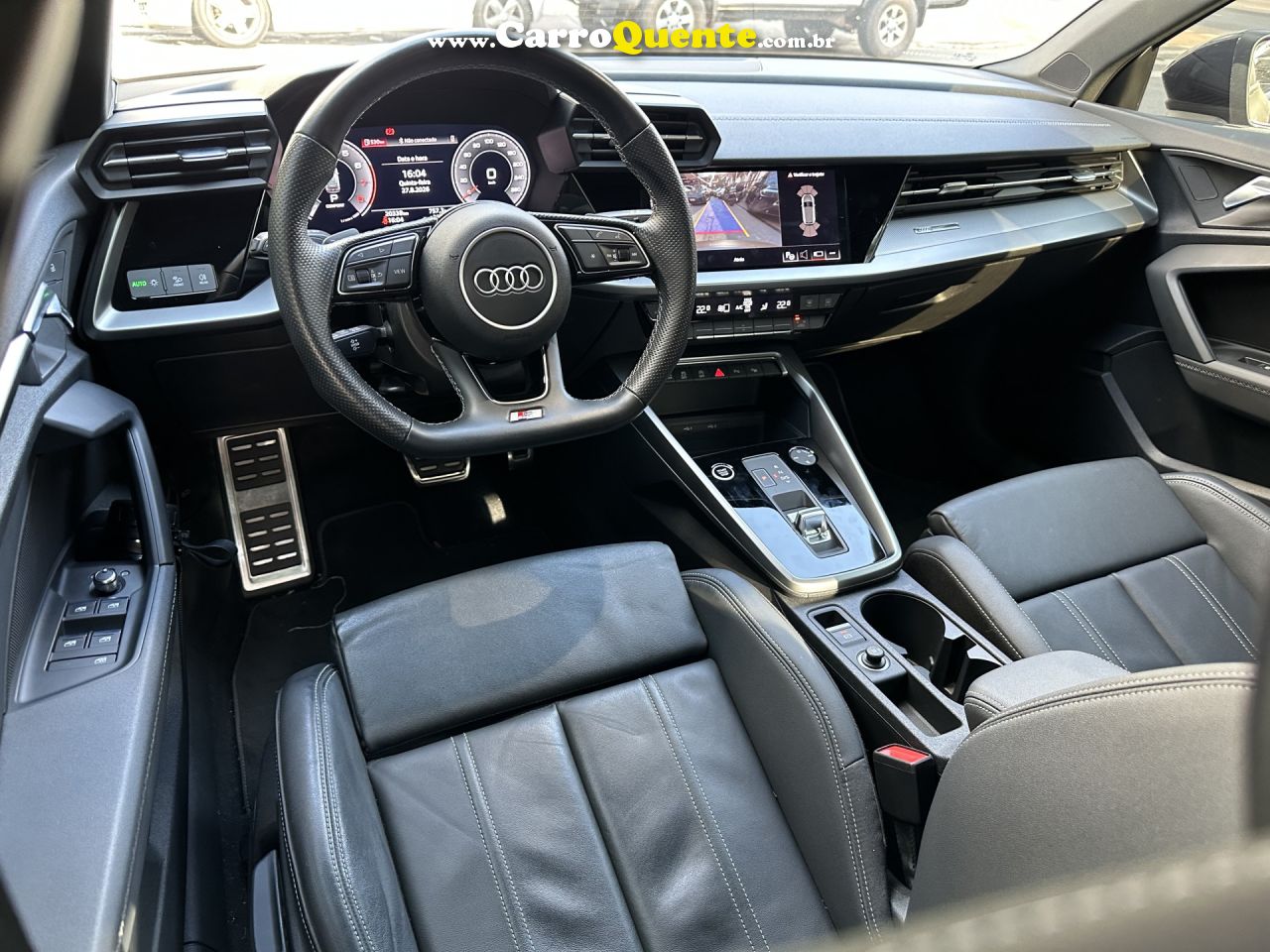 AUDI   A3 SPORTBACK S-LINE 2.0 TFSI S-TRONIC   CINZA 2022 2.0 GASOLINA - Loja