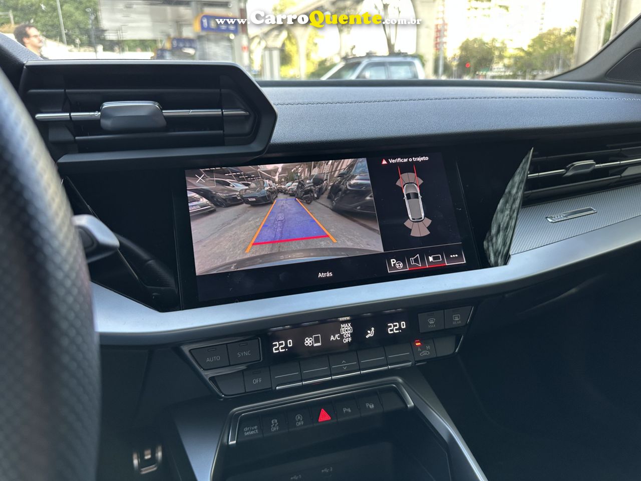 AUDI   A3 SPORTBACK S-LINE 2.0 TFSI S-TRONIC   CINZA 2022 2.0 GASOLINA - Loja