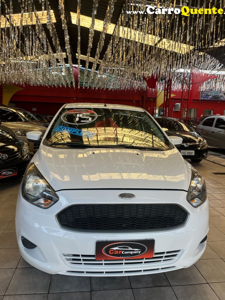 FORD   KA 1.0 SESE PLUS TIVCT FLEX 5P   BRANCO 2015 1.0 FLEX - Loja