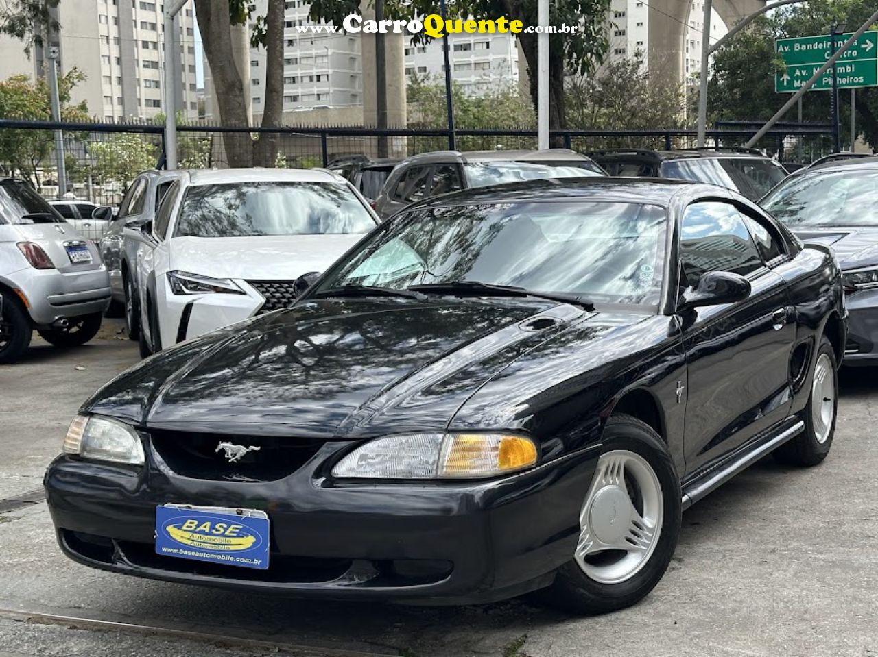 FORD   MUSTANG 3.8 V6   PRETO 1995 3.8 GASOLINA - Loja