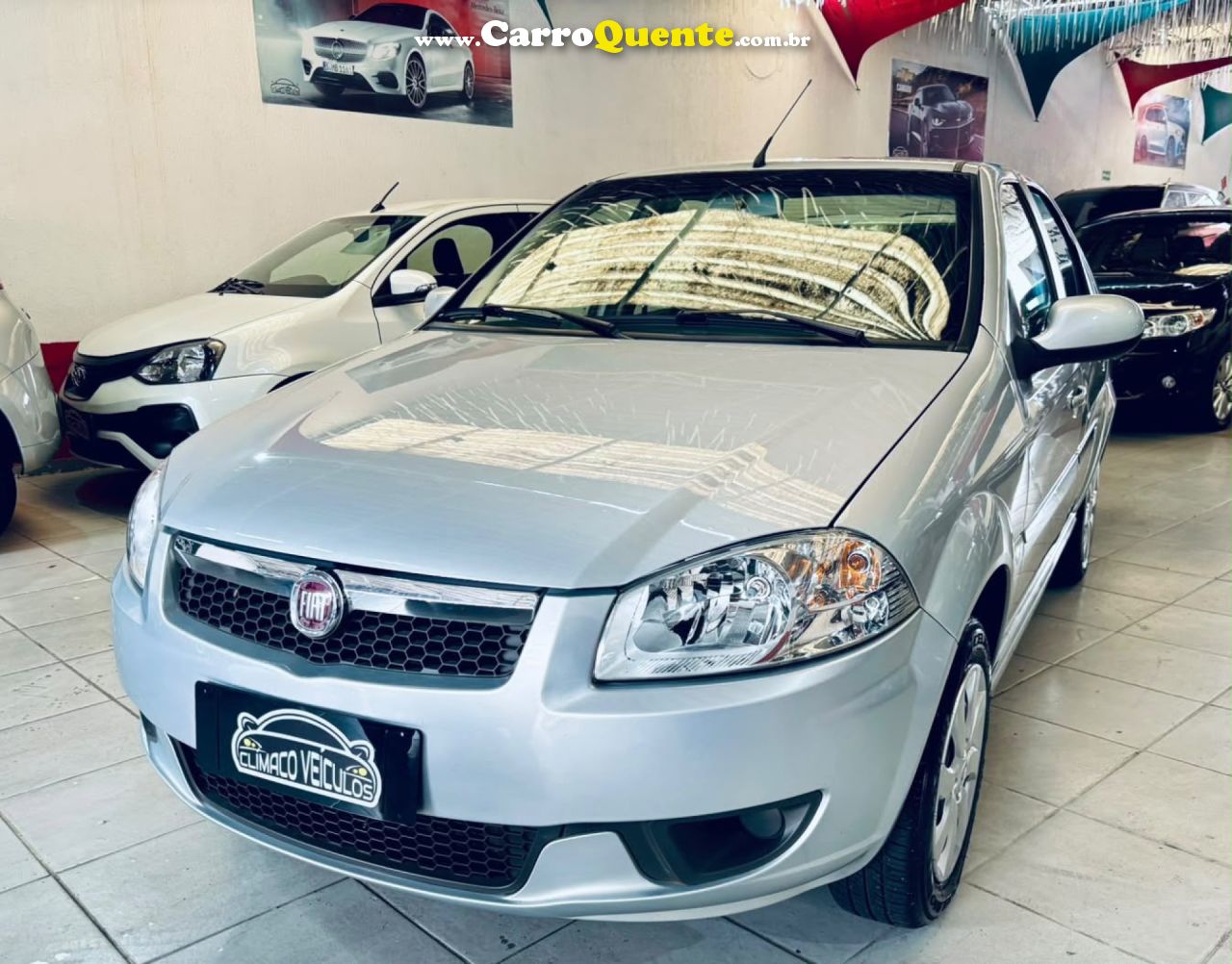 FIAT   SIENA EL 1.4 MPI FIRE FLEX 8V 4P   PRATA 2013 1.4 FLEX - Loja