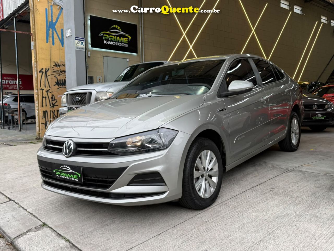 VOLKSWAGEN   VIRTUS 1.6 MSI FLEX 16V 4P AUT.   PRATA 2019 1.6 FLEX - Loja