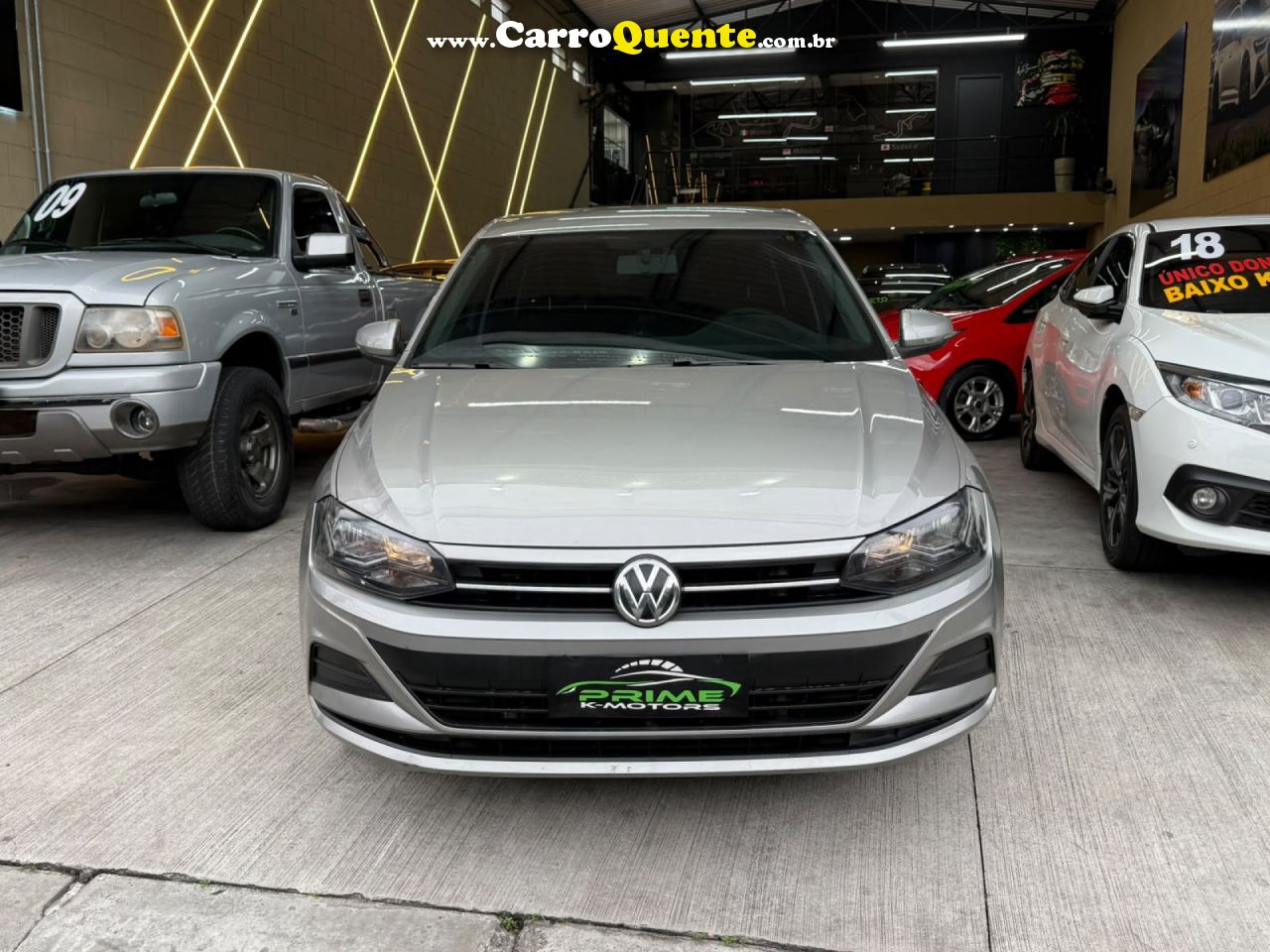 VOLKSWAGEN   VIRTUS 1.6 MSI FLEX 16V 4P AUT.   PRATA 2019 1.6 FLEX - Loja