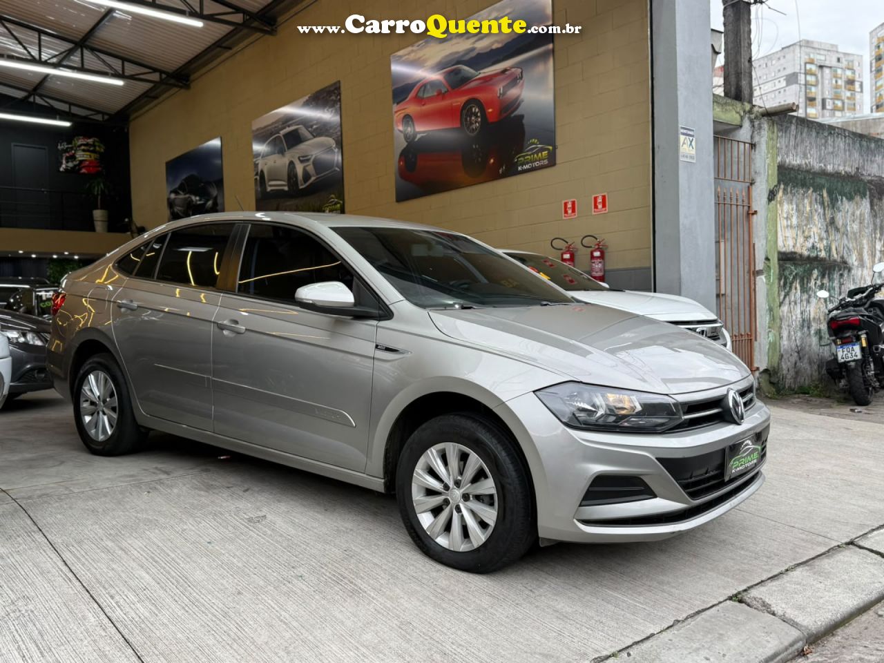 VOLKSWAGEN   VIRTUS 1.6 MSI FLEX 16V 4P AUT.   PRATA 2019 1.6 FLEX - Loja