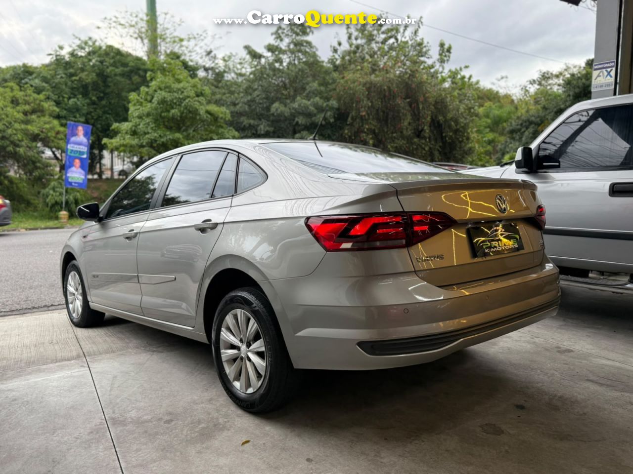 VOLKSWAGEN   VIRTUS 1.6 MSI FLEX 16V 4P AUT.   PRATA 2019 1.6 FLEX - Loja