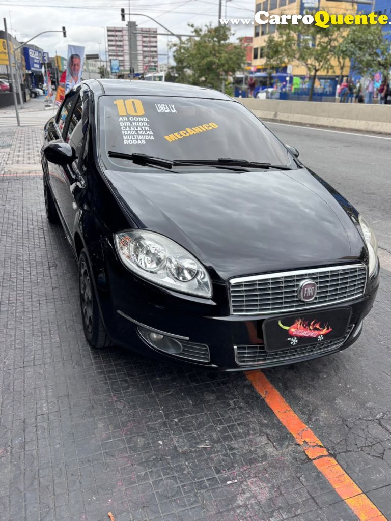 FIAT   LINEA LX 1.9 1.8 FLEX 16V 4P   PRETO 2010 1.9 FLEX - Loja