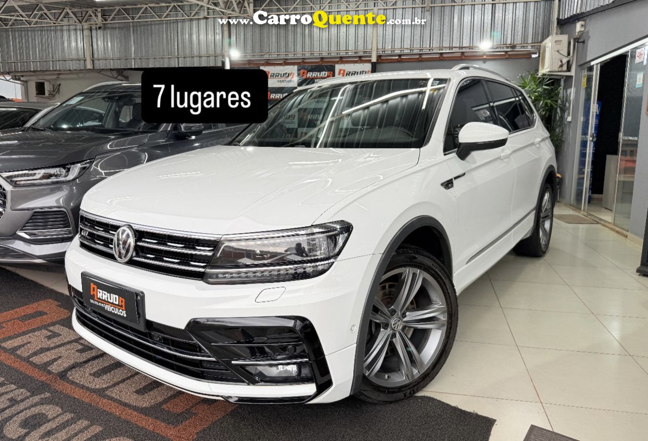 VOLKSWAGEN   TIGUAN ALLSPAC R-LINE 350 TSI 2.0 4X4   BRANCO 2019 2.0 GASOLINA - Loja