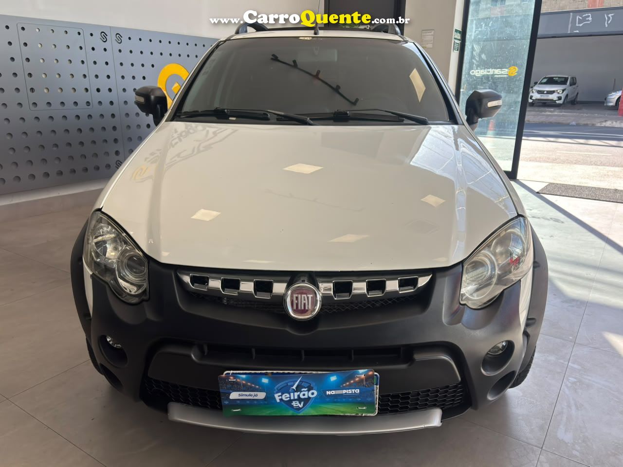 FIAT   STRADA ADVENTURE1.8 1.8 LOCKER FLEX CD   BRANCO 2013 1.8 FLEX - Loja
