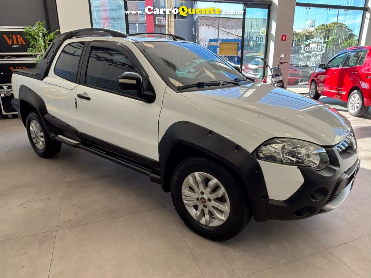 FIAT   STRADA ADVENTURE1.8 1.8 LOCKER FLEX CD   BRANCO 2013 1.8 FLEX - Loja