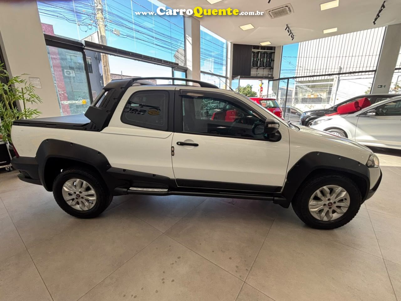 FIAT   STRADA ADVENTURE1.8 1.8 LOCKER FLEX CD   BRANCO 2013 1.8 FLEX - Loja