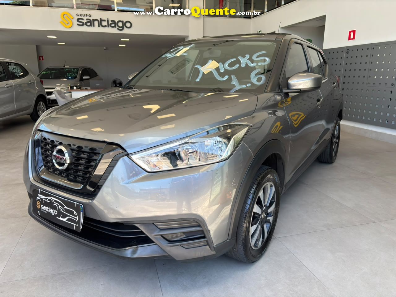 NISSAN   KICKS ACTIVE    CINZA 2021 1.6 FLEX - Loja