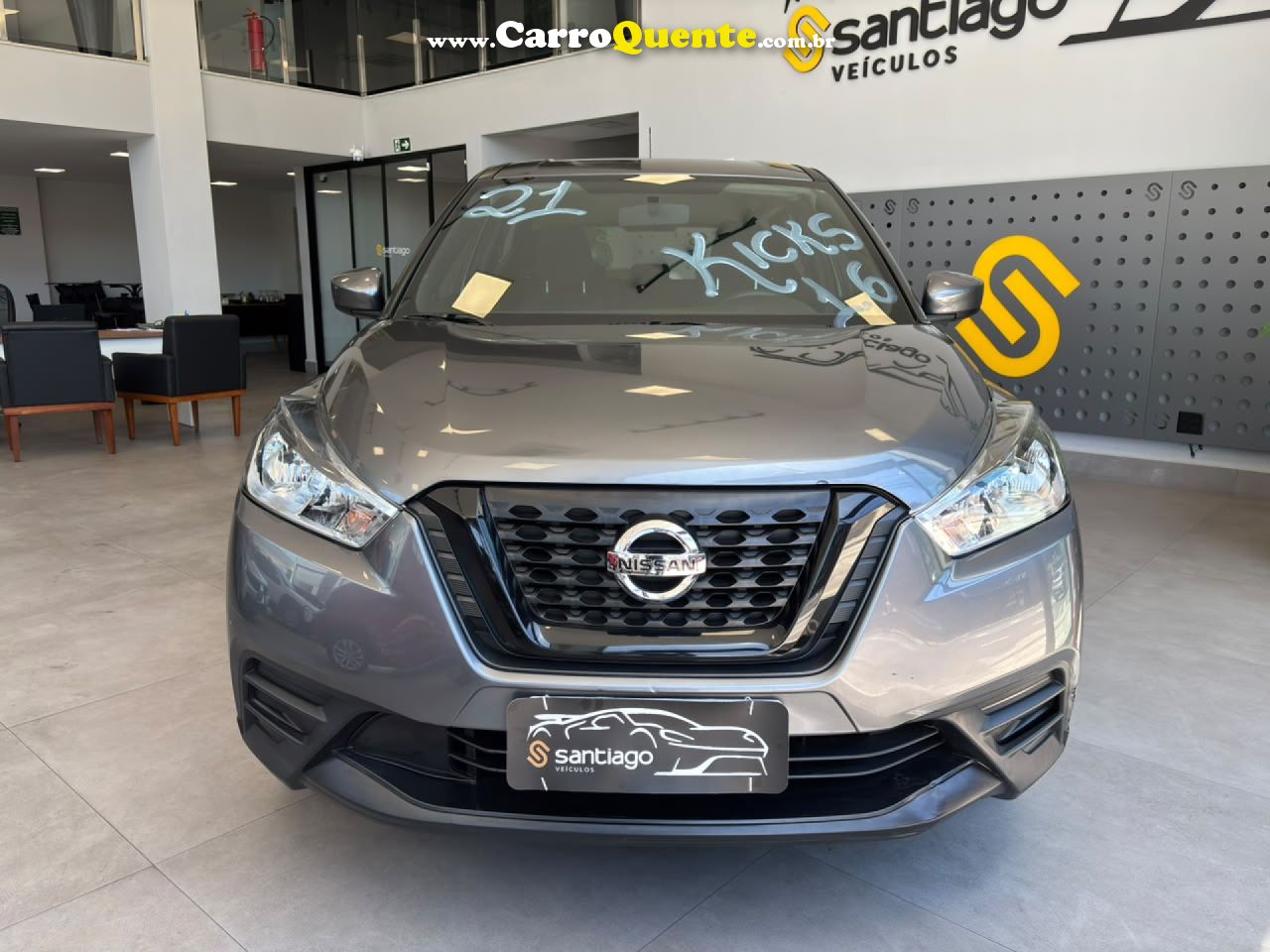 NISSAN   KICKS ACTIVE    CINZA 2021 1.6 FLEX - Loja