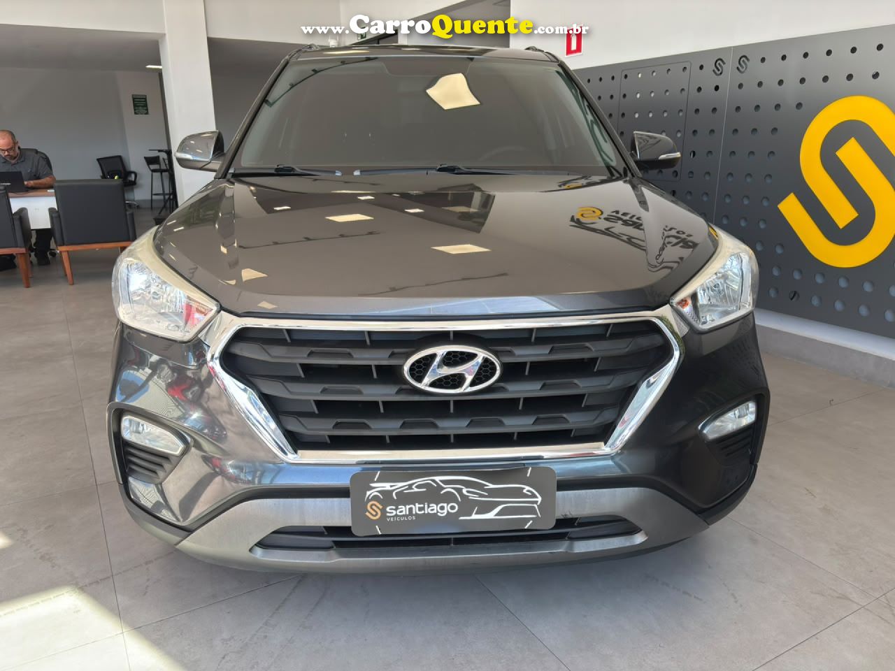HYUNDAI   CRETA PULSE 1.6 16V FLEX AUT.   CINZA 2018 1.6 FLEX - Loja