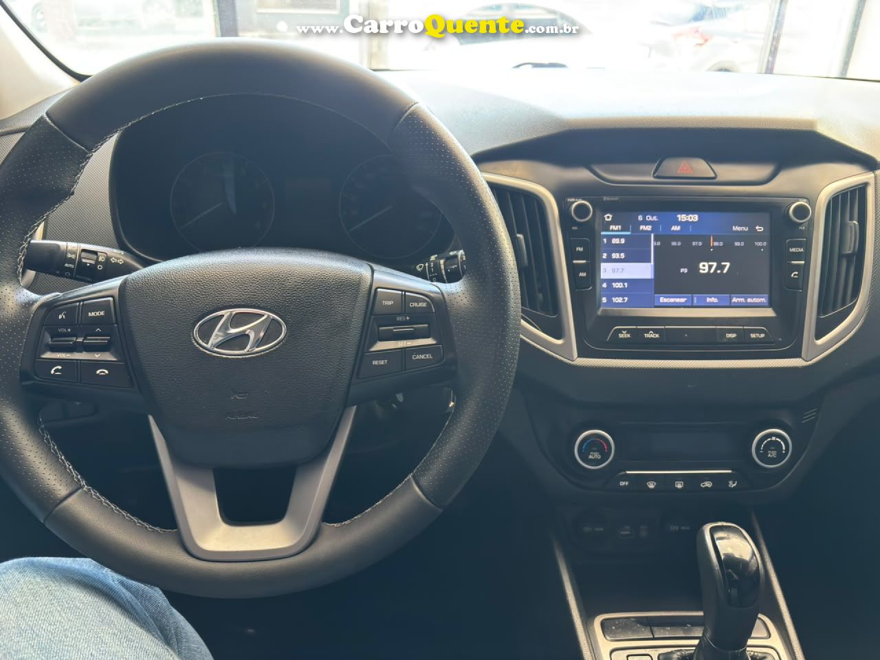 HYUNDAI   CRETA PULSE 1.6 16V FLEX AUT.   CINZA 2018 1.6 FLEX - Loja