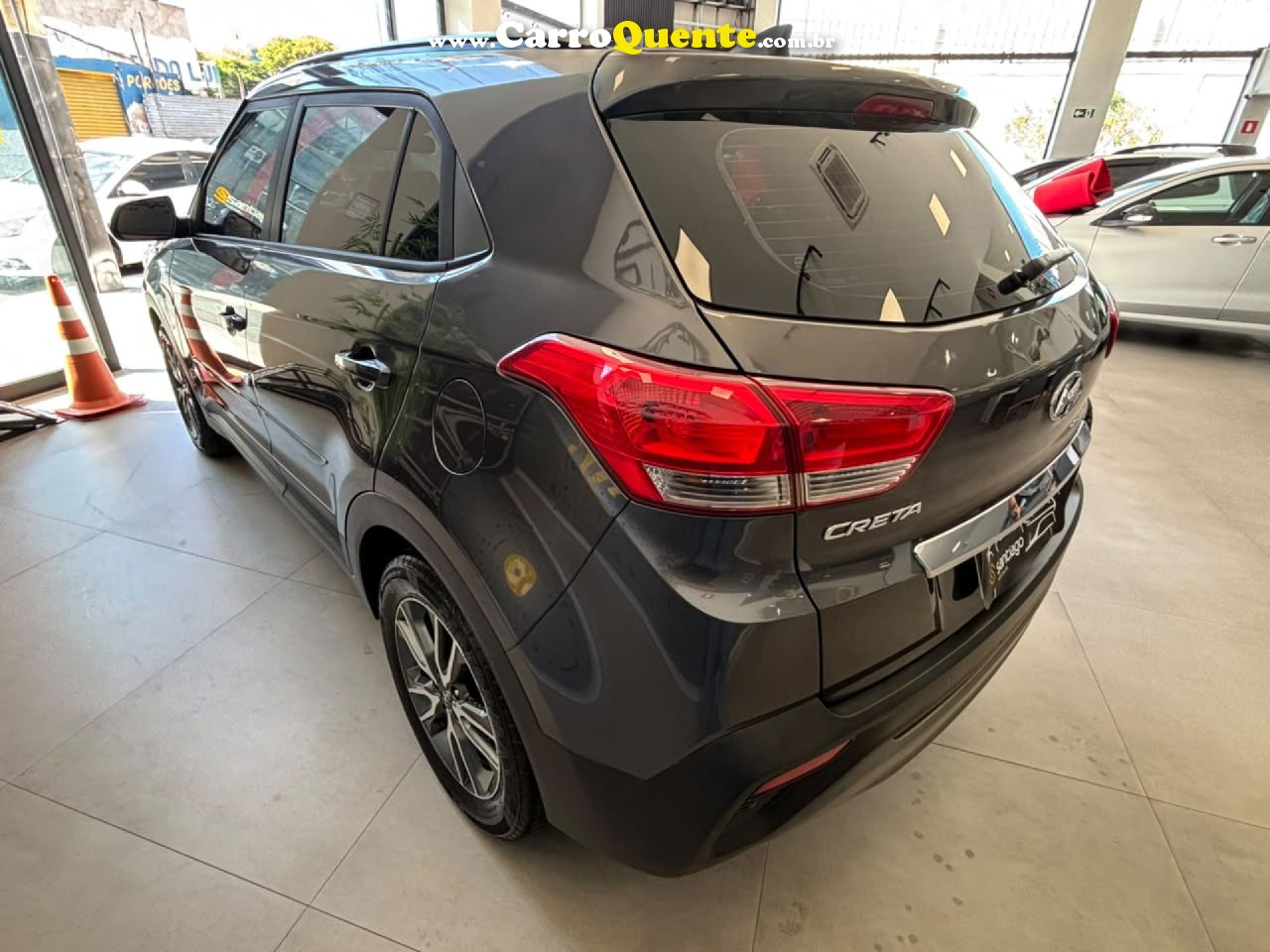 HYUNDAI   CRETA PULSE 1.6 16V FLEX AUT.   CINZA 2018 1.6 FLEX - Loja
