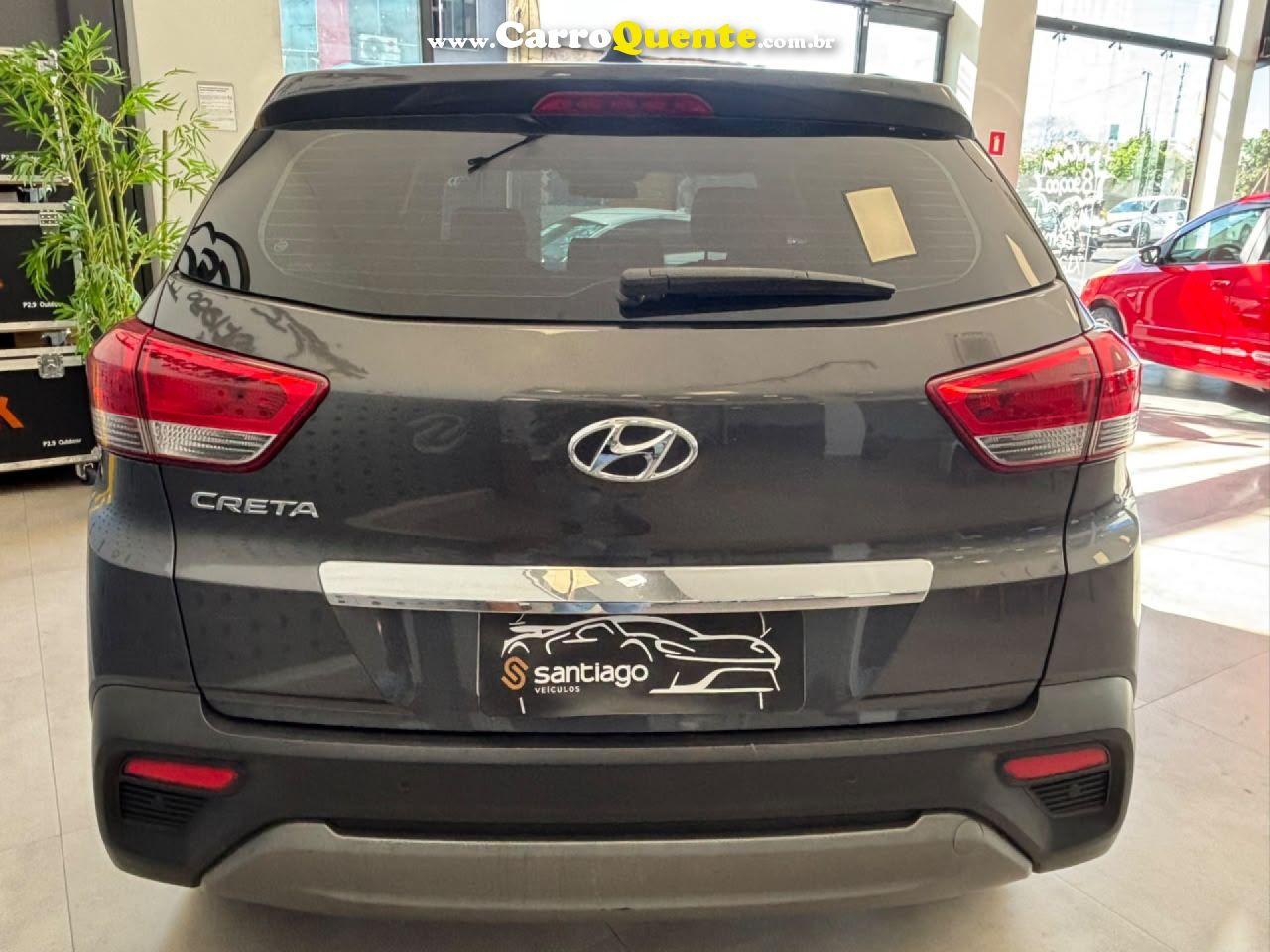 HYUNDAI   CRETA PULSE 1.6 16V FLEX AUT.   CINZA 2018 1.6 FLEX - Loja