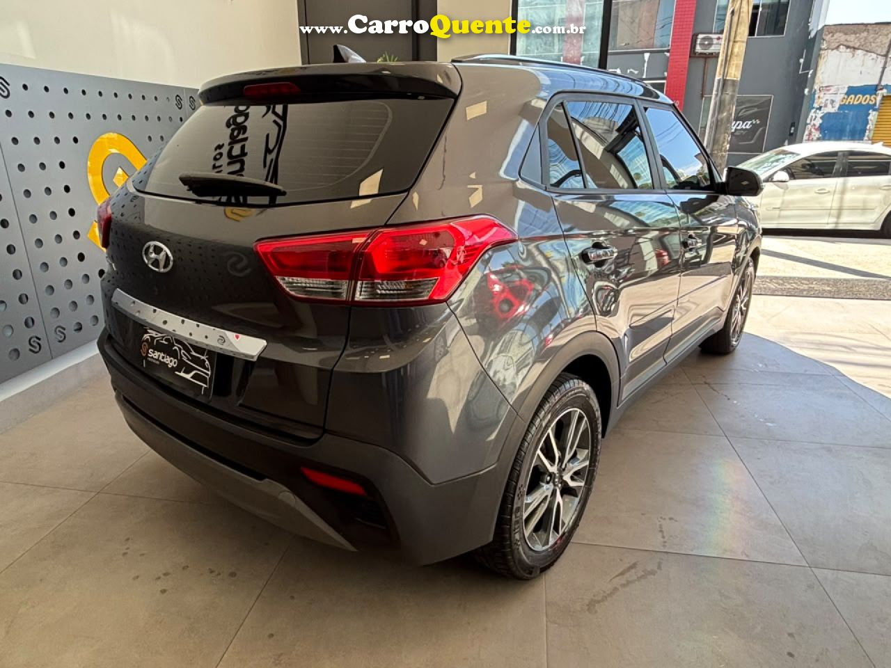 HYUNDAI   CRETA PULSE 1.6 16V FLEX AUT.   CINZA 2018 1.6 FLEX - Loja