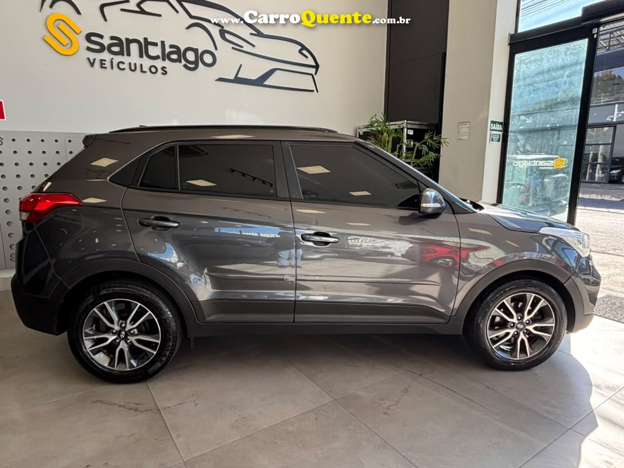 HYUNDAI   CRETA PULSE 1.6 16V FLEX AUT.   CINZA 2018 1.6 FLEX - Loja
