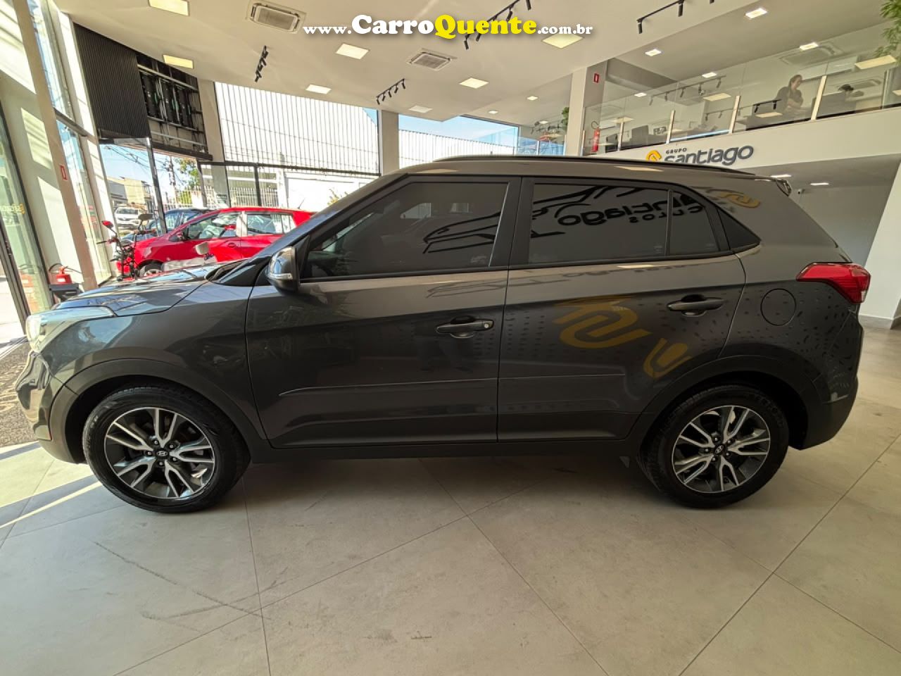 HYUNDAI   CRETA PULSE 1.6 16V FLEX AUT.   CINZA 2018 1.6 FLEX - Loja