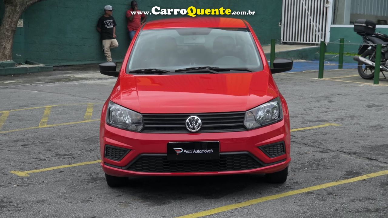 VOLKSWAGEN   GOL 1.0 FLEX 12V 5P   VERMELHO 2021 1.0 FLEX - Loja