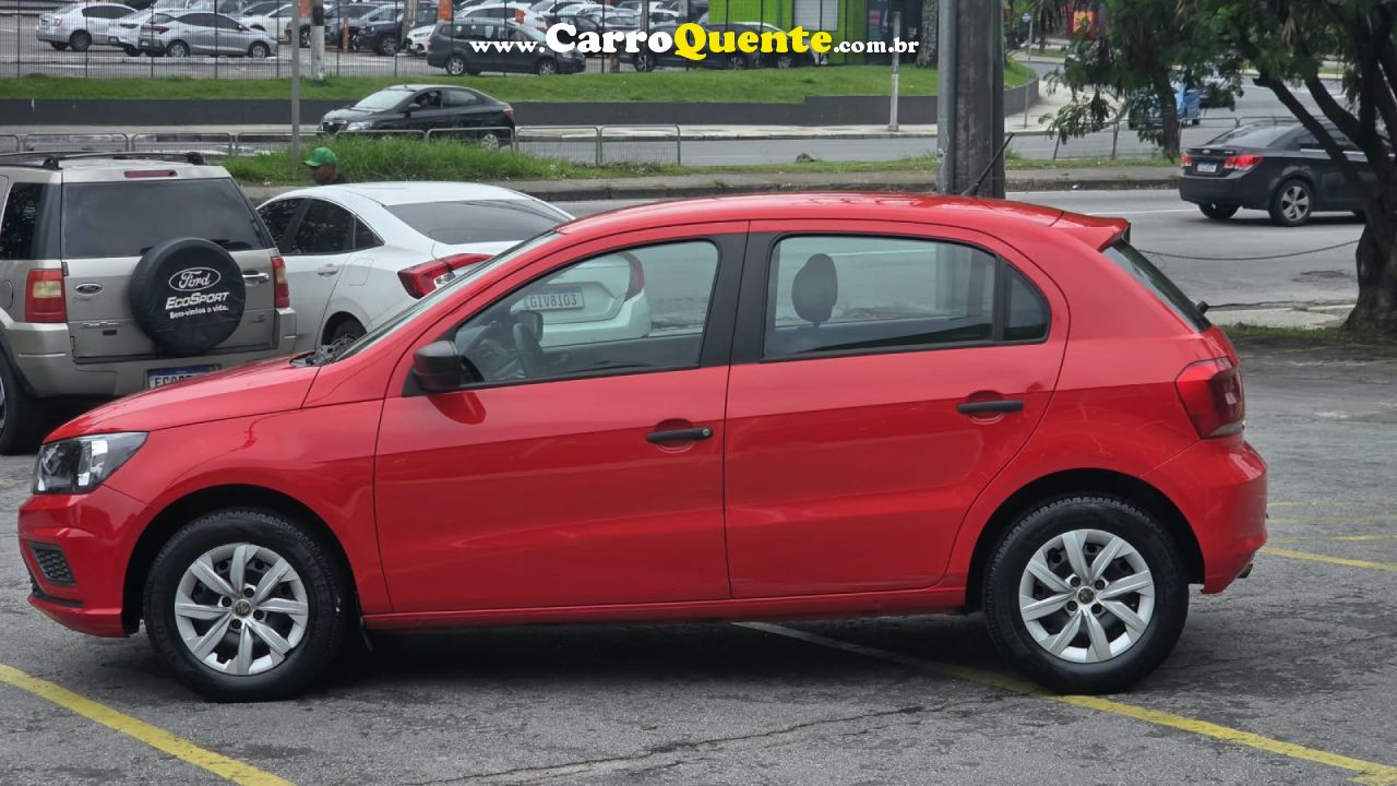 VOLKSWAGEN   GOL 1.0 FLEX 12V 5P   VERMELHO 2021 1.0 FLEX - Loja