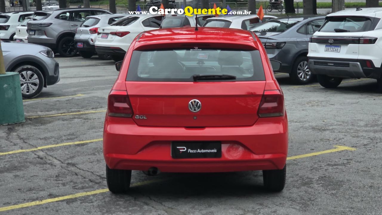 VOLKSWAGEN   GOL 1.0 FLEX 12V 5P   VERMELHO 2021 1.0 FLEX - Loja