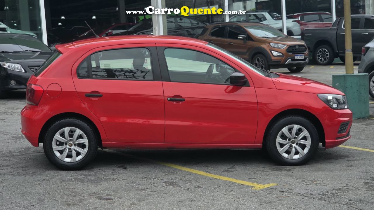 VOLKSWAGEN   GOL 1.0 FLEX 12V 5P   VERMELHO 2021 1.0 FLEX - Loja