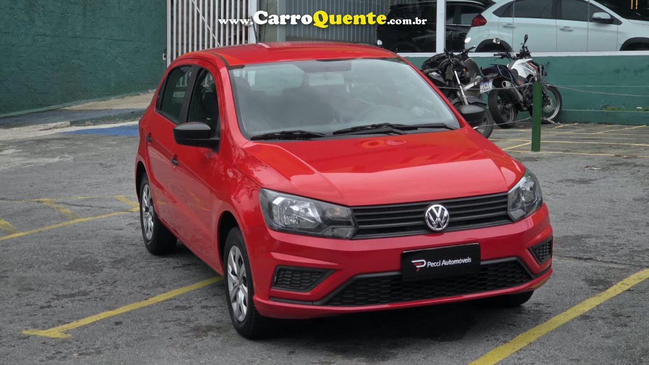 VOLKSWAGEN   GOL 1.0 FLEX 12V 5P   VERMELHO 2021 1.0 FLEX - Loja