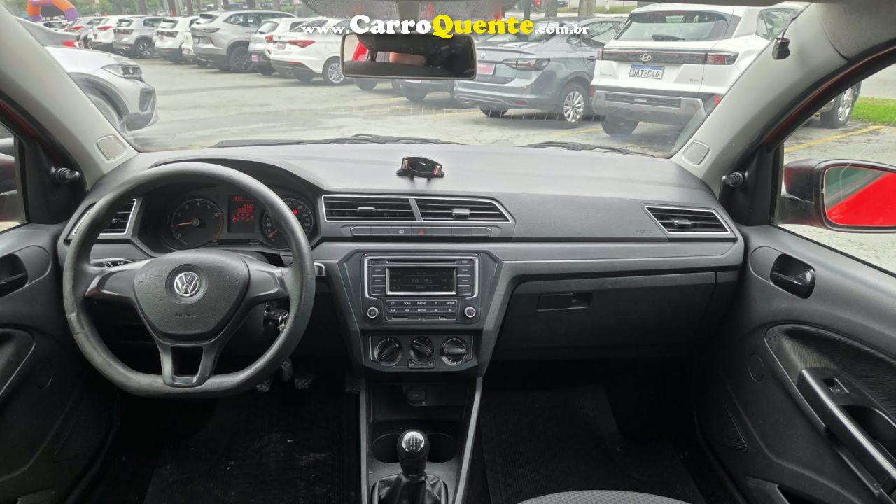 VOLKSWAGEN   GOL 1.0 FLEX 12V 5P   VERMELHO 2021 1.0 FLEX - Loja