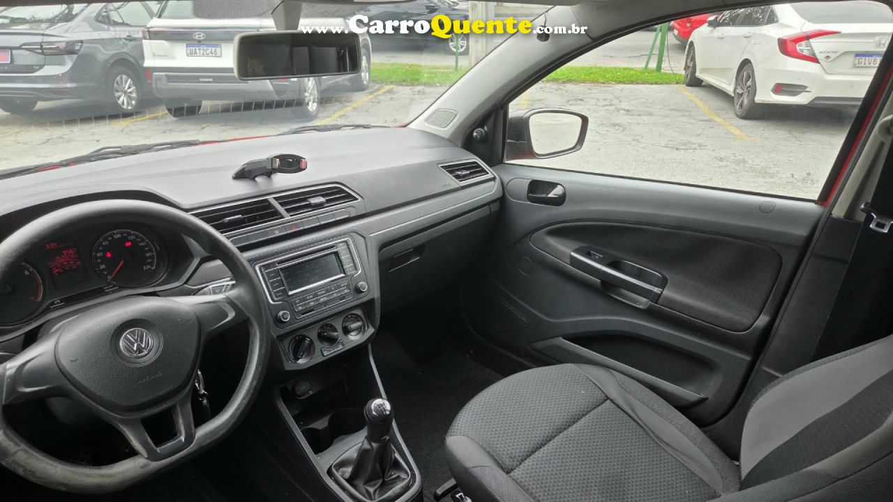 VOLKSWAGEN   GOL 1.0 FLEX 12V 5P   VERMELHO 2021 1.0 FLEX - Loja