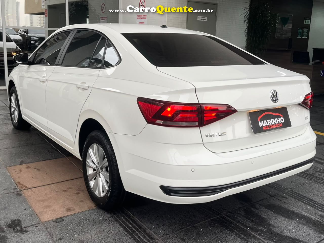 VOLKSWAGEN   VIRTUS 1.6 MSI FLEX COMPLETO DE FABRICA BOM ESTADO   BRANCO 2020 1.6 FLEX - Loja