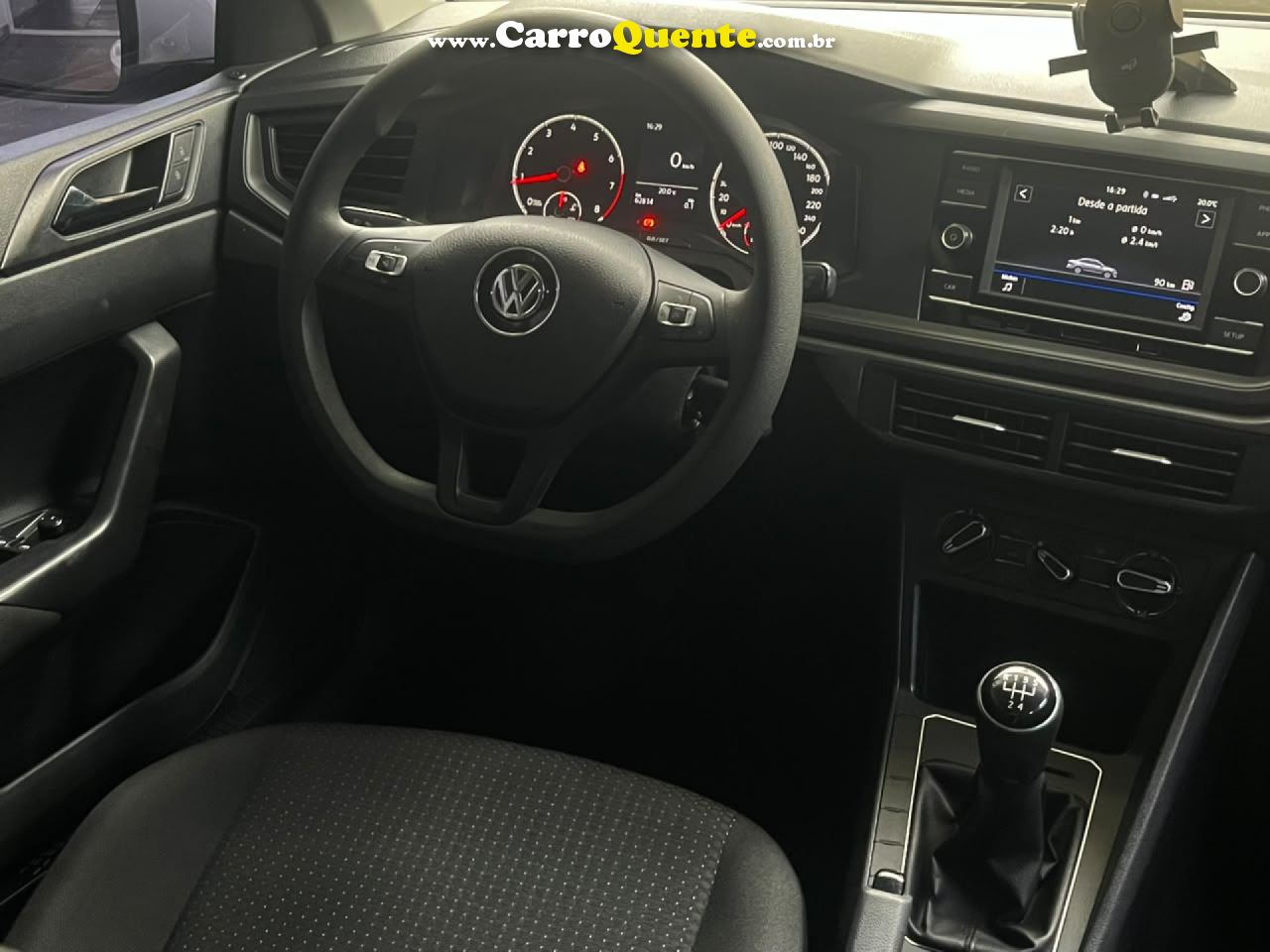VOLKSWAGEN   VIRTUS 1.6 MSI FLEX COMPLETO DE FABRICA BOM ESTADO   BRANCO 2020 1.6 FLEX - Loja